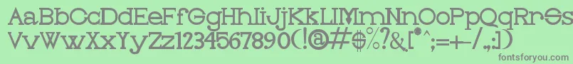 More about OLEO Font OLEO Font – Gray Fonts on Green Background