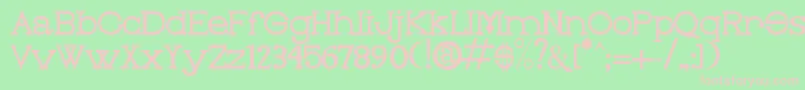 OLEO     Font – Pink Fonts on Green Background