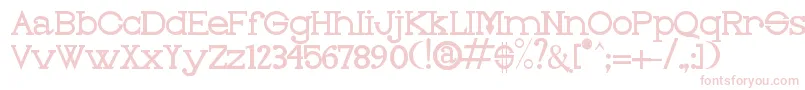 OLEO     Font – Pink Fonts on White Background