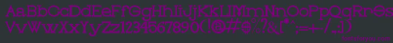 OLEO     Font – Purple Fonts on Black Background