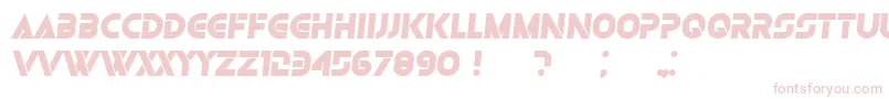 Olga BlackItalic-fontti – vaaleanpunaiset fontit