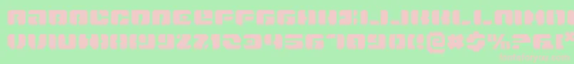 Danstargate Font – Pink Fonts on Green Background