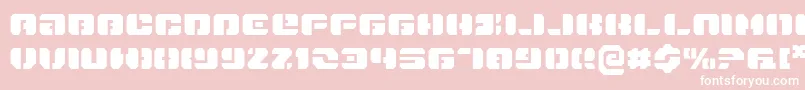 Danstargate Font – White Fonts on Pink Background