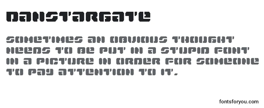 Шрифт Danstargate