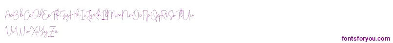 Olivia Demo Font – Purple Fonts