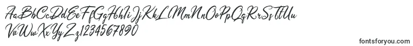 Olivia Dhorgent-fontti – Kalligrafiafontit