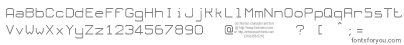 Czcionka OLORT    – szare czcionki