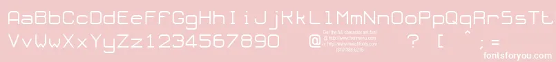 OLORT    Font – White Fonts on Pink Background