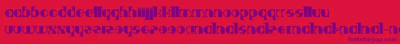 Подробнее о шрифте Deavantgar Шрифт Deavantgar – фиолетовые шрифты на красном фоне