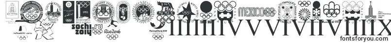 OLYMPIAD XXX-fontti – Logofontit
