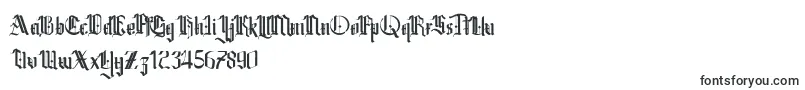 Шрифт Omerta – средневековые шрифты