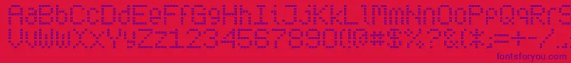 fuente Subwt – Fuentes Moradas Sobre Fondo Rojo