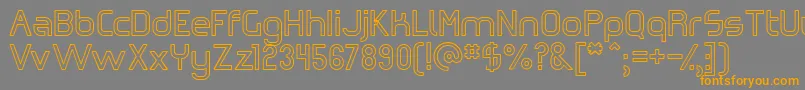 More about Omiczh Font Omiczh Font – Orange Fonts on Gray Background
