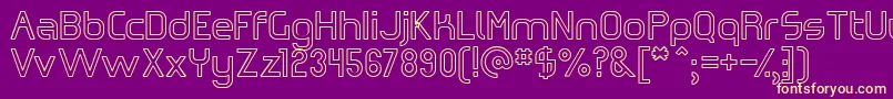 Omiczh   Font – Yellow Fonts on Purple Background