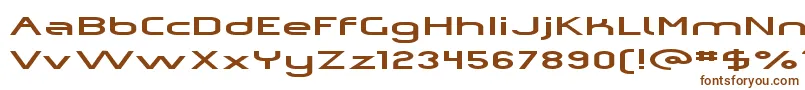 Omiczp   Font – Brown Fonts on White Background