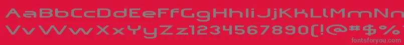 Omiczp   Font – Gray Fonts on Red Background