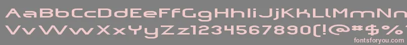 Omiczp   Font – Pink Fonts on Gray Background