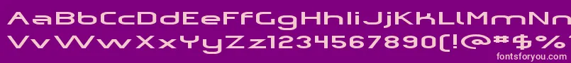 Omiczp   Font – Pink Fonts on Purple Background