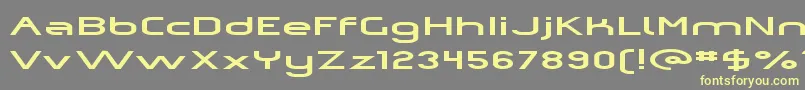 Weitere Informationen zur Omiczp -Schriftart Omiczp -Schriftart – Gelbe Schriften auf grauem Hintergrund