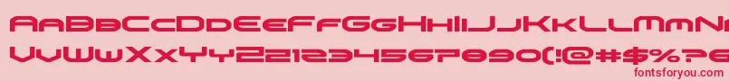 omniboy Font – Red Fonts on Pink Background