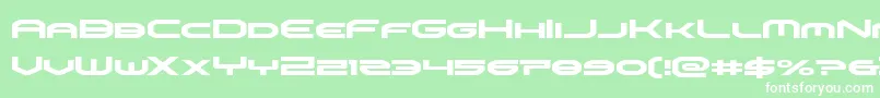 omniboy Font – White Fonts on Green Background