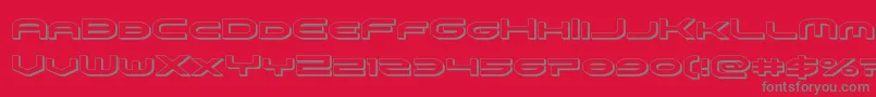 More about omniboy3d Font omniboy3d Font – Gray Fonts on Red Background