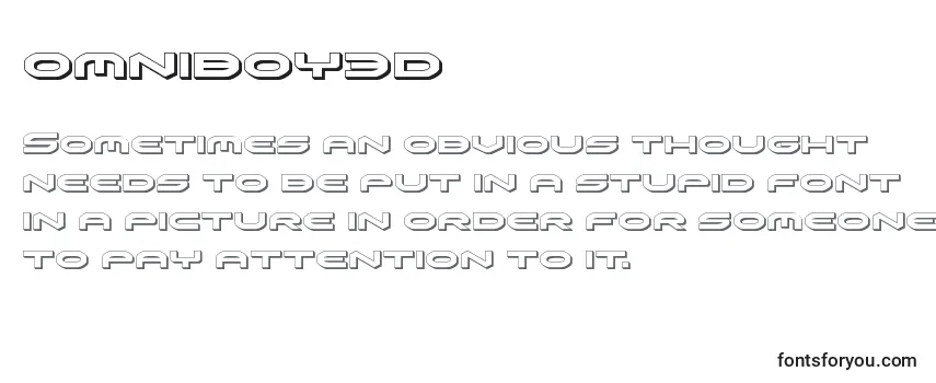 Omniboy3d (136047) Font