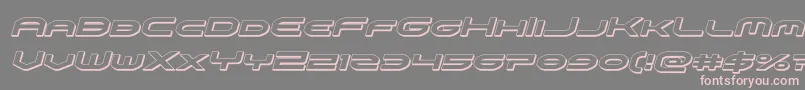 omniboy3dital Font – Pink Fonts on Gray Background