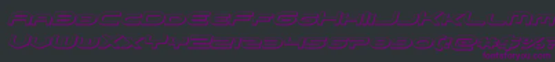 omniboy3dital Font – Purple Fonts on Black Background