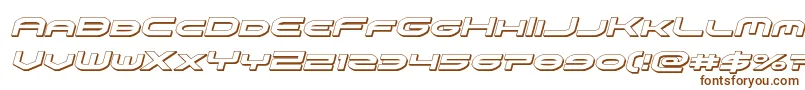 omniboy3dital-fontti – ruskeat fontit valkoisella taustalla