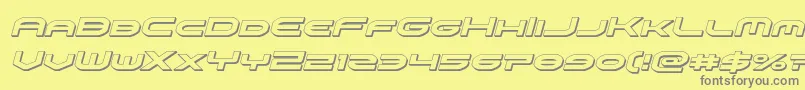 fuente omniboy3dital – Fuentes Grises Sobre Fondo Amarillo