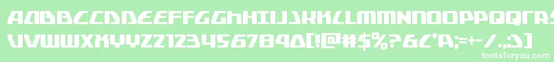 Globaldynamicscond Font – White Fonts on Green Background