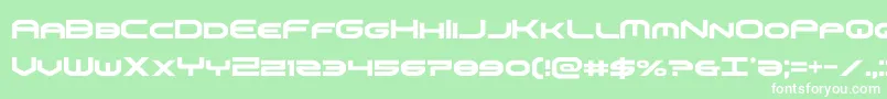 omniboycond Font – White Fonts on Green Background