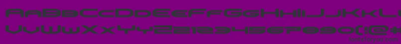 omniboyexpand Font – Black Fonts on Purple Background