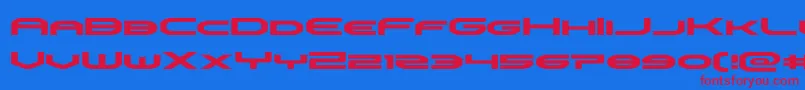 Шрифт omniboyexpand – красные шрифты на синем фоне