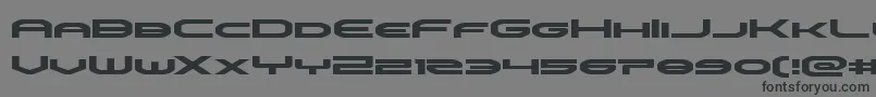 Шрифт omniboyexpand – чёрные шрифты на сером фоне