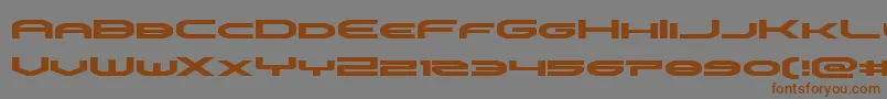 Шрифт omniboyexpand – коричневые шрифты на сером фоне