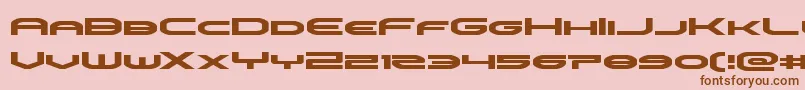 Шрифт omniboyexpand – коричневые шрифты на розовом фоне
