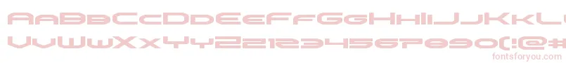 omniboyexpand-fontti – vaaleanpunaiset fontit valkoisella taustalla