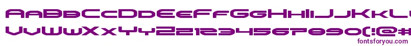 フォントomniboyexpand – 白い背景に紫のフォント