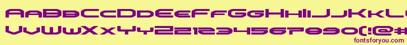 Шрифт omniboyexpand – фиолетовые шрифты на жёлтом фоне