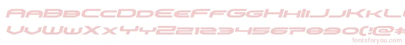 omniboyexpandital Font – Pink Fonts on White Background