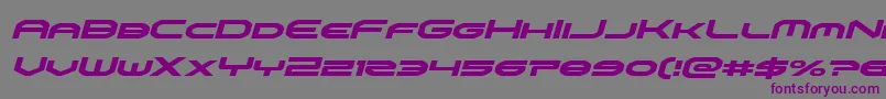 Шрифт omniboyital – фиолетовые шрифты на сером фоне