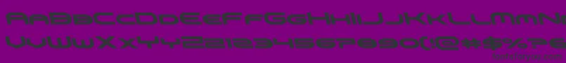 omniboyleft Font – Black Fonts on Purple Background