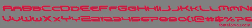 omniboyleft Font – Red Fonts on Gray Background