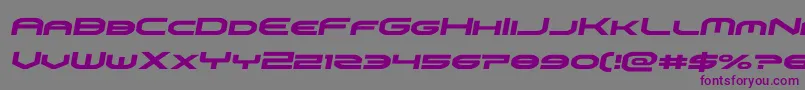 omniboysemital Font – Purple Fonts on Gray Background