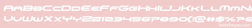 omniboysemital Font – White Fonts on Pink Background