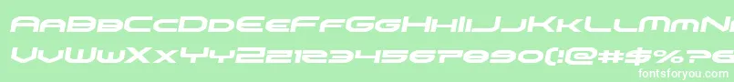 omniboysemital Font – White Fonts on Green Background