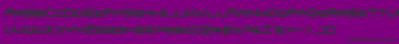 omniboyxtracond-fontti – mustat fontit violetilla taustalla