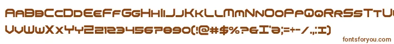 Шрифт omniboyxtracond – коричневые шрифты на белом фоне